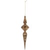 Pallina per albero di Natale Clayre & Eef 6GL5273 Ø 8x32 cm Dorata