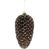 Palla per albero di Natale Clayre & Eef 6GL5274 Ø 12x24 cm Argento