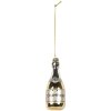 Clayre & Eef 6GL5278 Ornamento Natalizio Ø 5x14 cm Oro e Argento