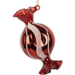 Clayre & Eef 6GL5282 Ornamento Natalizio 5x4x10 cm