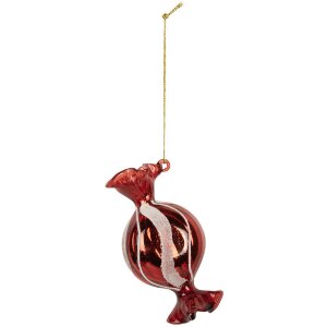 Clayre & Eef 6GL5282 Ornamento Natalizio 5x4x10 cm