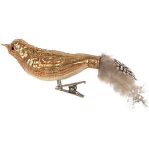Clip Ornamento Natalizio Uccellino Clayre & Eef...