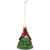Clayre & Eef 6GL5298 Ornamento Natalizio Rosso e Verde Ø 5x9 cm