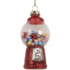 Clayre & Eef 6GL5303 Ornamento Natalizio Ø 5x9 cm Rosso