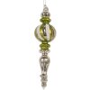 Palla di Natale in vetro Clayre & Eef 6GL5304 Ø 5x18 cm Argento Verde