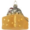 Clayre & Eef 6GL5305 Ornamento Natalizio 8x8x8 cm