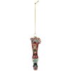 Clayre & Eef 6GL5309 Ornamento Natalizio 4x2x13 cm