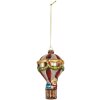 Ornamento Natalizio in vetro Clayre & Eef 6GL5323 Ø 8x14 cm Multicolore