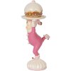 Clayre & Eef 6PR5618 Decorazione Elfo 12x8x21 cm Rosa Beige