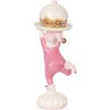 Clayre & Eef 6PR5618 Decorazione Elfo 12x8x21 cm Rosa Beige