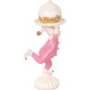 Clayre & Eef 6PR5618 Decorazione Elfo 12x8x21 cm Rosa Beige