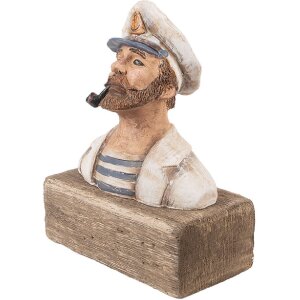 Figura decorativa di legno del capitano Clayre & Eef...