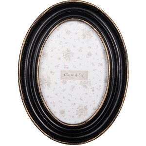Cornice per foto Clayre & Eef 2F1282 15x20 cm Nera...