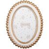 Cornice per foto Clayre & Eef 2F1288 15x2x20 cm Oro e Bianco per foto 10x15 cm