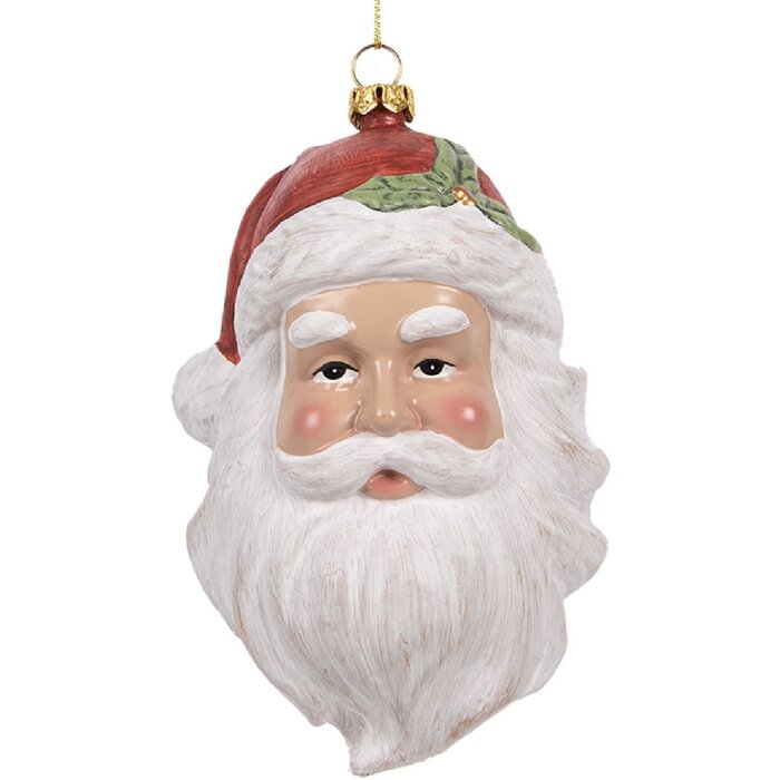 Clayre & Eef 66083 Decorazione Ciondolo Babbo Natale 9x7x15 cm