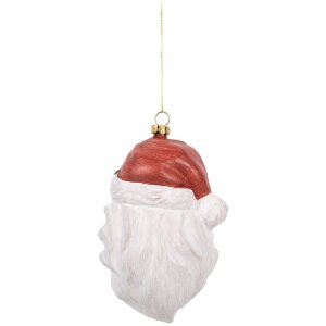 Clayre & Eef 66083 Decorazione Ciondolo Babbo Natale 9x7x15 cm