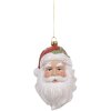 Clayre & Eef 66083 Decorazione Ciondolo Babbo Natale 9x7x15 cm