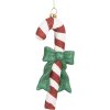 Clayre & Eef 66093 Decorazione Pendente Bastoncello di Caramella 8x3x17 cm Rosso Bianco