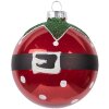 Pallina per albero di Natale Clayre & Eef 6GL5138 Ø 8 cm Rossa