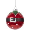 Pallina per albero di Natale Clayre & Eef 6GL5138 Ø 8 cm Rossa