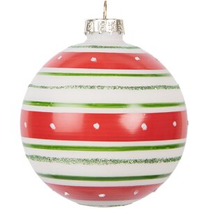 Palla per albero di Natale Clayre & Eef 6GL5141 Rossa...