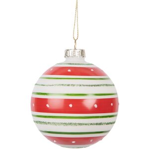 Palla per albero di Natale Clayre & Eef 6GL5141 Rossa...