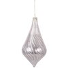 Palla di Natale Clayre & Eef 6GL5143 Ø 8x17 cm Argentata