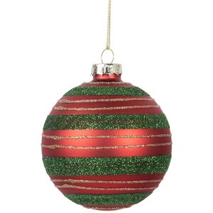 Palla per albero di Natale Clayre & Eef 6GL5170 Rossa...