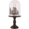 Campana di vetro decorativa Clayre & Eef 6GL5190 con LED Ø 17x36 cm