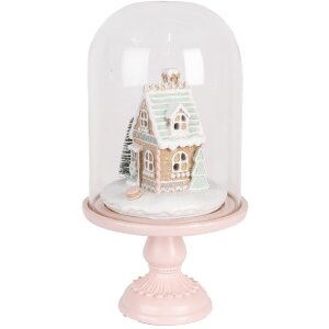 Campana di vetro con decorazione LED Clayre & Eef...