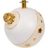 Sostegno per Albero di Natale Clayre & Eef 6MG0105 40x38x38 cm Bianco Dorato