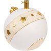 Sostegno per Albero di Natale Clayre & Eef 6MG0105 40x38x38 cm Bianco Dorato