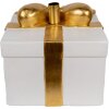 Supporto per albero di Natale Clayre & Eef 6MG0106 36x35x33 cm Bianco Oro