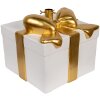 Supporto per albero di Natale Clayre & Eef 6MG0106 36x35x33 cm Bianco Oro