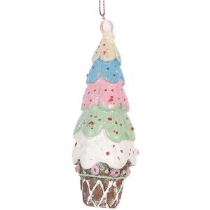 Clayre & Eef 6PR5300 Decorazione Ciondolo Torta...