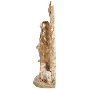 Gruppo Natalizio decorativo Clayre & Eef 6PR5646 19x7x24 cm Beige-Oro