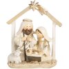 Gruppo Natalizio Clayre & Eef 6PR5648 10x5x12 cm Beige Dorato