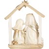 Gruppo Natalizio Clayre & Eef 6PR5648 10x5x12 cm Beige Dorato
