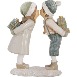 Clayre & Eef 6PR5651 Decorazione per Bambini 15x6x18 cm Beige Verde