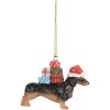 Clayre & Eef 6PR5667 Decorazione Ciondolo Cane 7x2x6 cm Marrone & Nero