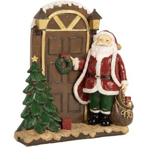 Decorazione Babbo Natale Clayre & Eef 6PR5670 18x7x20...