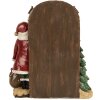 Decorazione Babbo Natale Clayre & Eef 6PR5670 18x7x20 cm Rosso Marrone