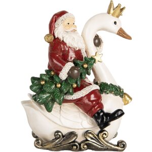 Decorazione Babbo Natale su Cigno Clayre & Eef...