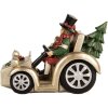 Clayre & Eef 6PR5675 Decorazione Bambini in Auto 22x14x16 cm Dorata