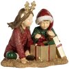 Clayre & Eef 6PR5676 Decorazione per bambini Rosso e Verde 14x9x11 cm