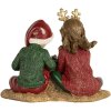 Clayre & Eef 6PR5676 Decorazione per bambini Rosso e Verde 14x9x11 cm