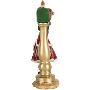 Clayre & Eef 6PR5677 Decorazione Bambino alla Cassetta della Posta 8x4x12 cm Rosso & Verde