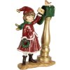 Clayre & Eef 6PR5677 Decorazione Bambino alla Cassetta della Posta 8x4x12 cm Rosso & Verde