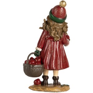 Clayre & Eef 6PR5680 Decorazione Bambino 7x5x13 cm Rossa e Verde