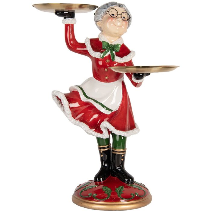 Decorazione Babbo Natale Clayre & Eef 5PR0188 47x32x62 cm